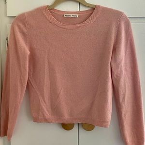Reformation Cashmere Sweater, Light Pink, Size small, like new condition